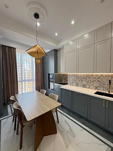 Продажа квартир: 2 комнаты, 80 м², Асанбай мкр Элитка, 9 этаж, Дизайнерский ремонт — 7