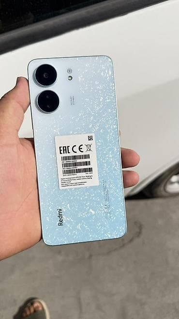 Redmi, Redmi 13C, Б/у, 128 ГБ, цвет - Голубой, 2 SIM