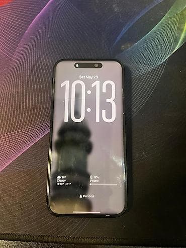 iphone 5a: IPhone 15 Pro, Б/у, 256 ГБ, Black Titanium, Чехол, 88 % — 1