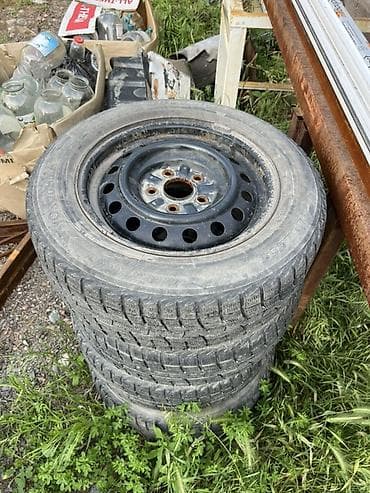 балон кышкы: Дөңгөлөктөр монтажда R 14, Кыш, Комплект, Жеңил унаалар, Темир, тешиктери - 4 — 5