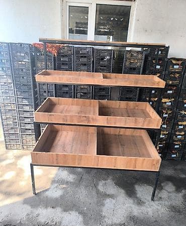 Торговый стеллаж для овощей и фруктов Продаются торговые полки для