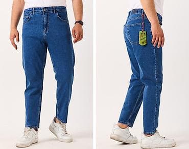 Көйнөктөр: Мужские джинсы ROSSOJA - Посадка: средняя, классическая пятикарманная — 8