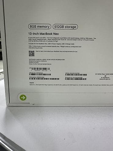 macbook pro m3 pro: Новый, ОЗУ, RAM: 8 ГБ — 2