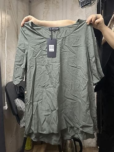 платья штапель: Комплект свободной одежды из вискозы EF - Состав: 95% вискоза, 5% — 2