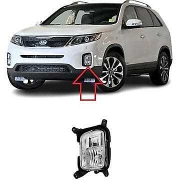 Левая противотуманная фара Kia 2012 г., Новый, Аналог