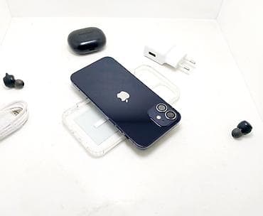 ipxone 8: IPhone 12, Б/у, 64 ГБ, Синий, Зарядное устройство, 76 % — 8