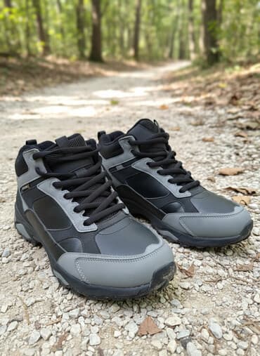 купить зимнюю мужскую обувь в бишкеке: Мужские кроссовки, 40, Anta, Б/у, цвет - Серый, Самовывоз — 1