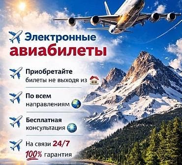 Электронные авиабилеты - Покупка не выходя из дома - По всем