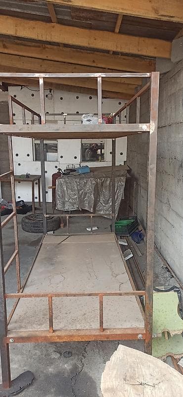 4 ярусная кровать: Металлическая двухъярусная кровать/каркас - Прочный сварной каркас из — 3