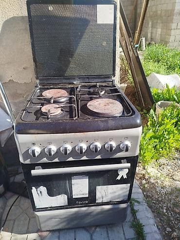 газовая плита ferre производитель: Ferre, Газовая, Механическое, Напольная — 1