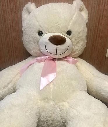 медель мягкая: Большой плюшевый мишка SmolToys - Производитель: SmolToys (этикетка — 1