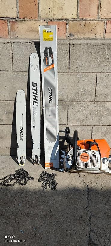 Пилы: Продаю немецкую профессиональную бензопилу stihl ms 661, осенью был — 2