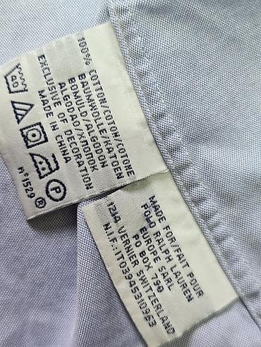 Көйнөктөр: Эркектердин көйнөгү, L, Polo Ralph Lauren, Колдонулган, түсү - Ак, Өзү алып кетүү — 10