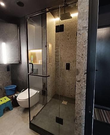 solutions upper: Стеклянные душевые ограждения и двери на заказ - Тип: распашные и — 10