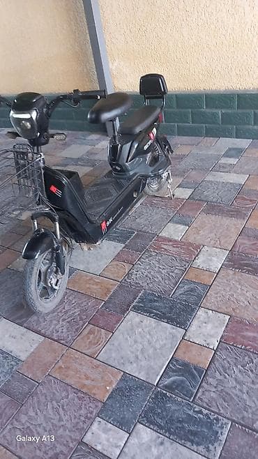 Мототехника: Электроскутер GICIM/СК (на наклейках — «GICIM», «SK») - Компактный — 6