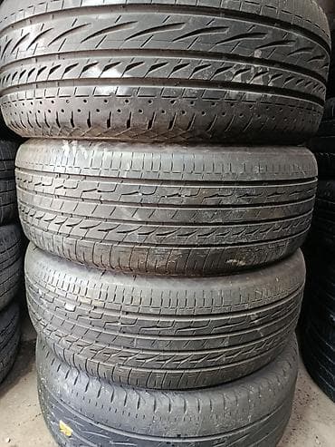 Шины 225 / 55 / R 18, Лето, Б/у, Комплект, Легковые, Япония, Bridgestone