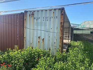 Контейнерлер: Лист жок эки капталы жок Морские контейнеры (разобранные/резанные — 6