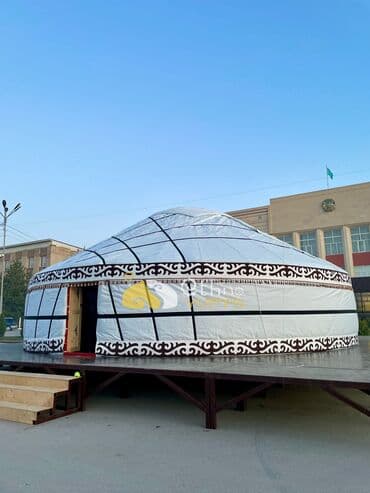 продажа статуэток: Металлическая юрта диаметром 10метров Площадь 78,5м2 Каркас из — 2