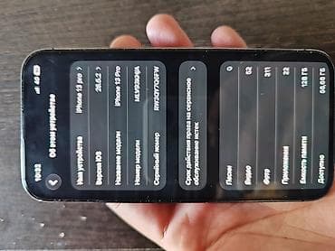 IPhone 13 Pro, Б/у, 128 ГБ, Графит, Коробка, 85 % — 5