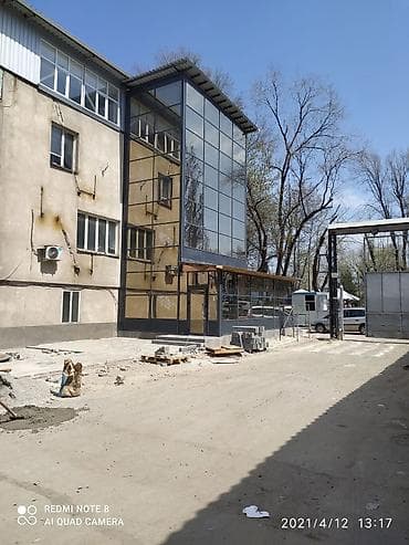 Остекление фасадных окон из алюминиевых и пластиковых профилей. Наши at lalafo.kg Остекление фасадных окон из алюминиевых и пластиковых профилей. Наши