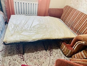 Мебель: Мягкая мебель: диван-кровать + два широких кресла - Комплект — 1
