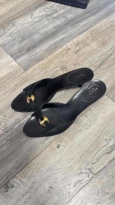 Айымдардын бут кийими: Оригинальные мюли Gucci 🖤 (Италия) Покупались в бутике,оригинал 100% — 2