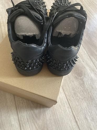 мужская одежда толстовки: Мужские кроссовки, 40, Christian Louboutin, Новый, цвет - Черный — 2