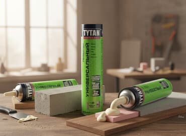 поролон для мягкой мебели: Универсальный пено-клей Tytan Professional подходит для склеивания — 1