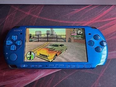 диски на psp: Sony PlayStation Portable (PSP-3000), синяя, идеальное состояние — 3