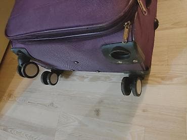 дорожные сумки на колёсах бишкек: Чемодан, Б/у, Материал: Пластик, Большой (более 70 л), На колесах — 5