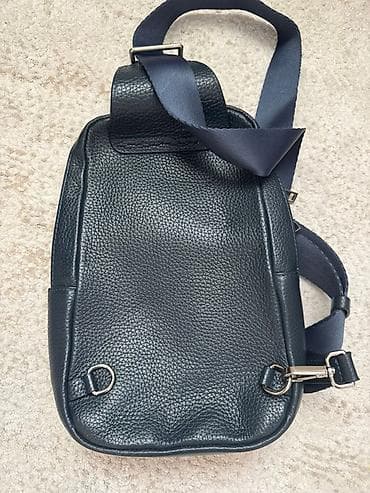 сумка для планшета: Сумка-слинг PETEK из натуральной зернистой кожи, цвет — 2