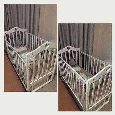 Кровати: Кроватка Karolina 4/6 производство Россия С рождения до 5-лет Маятник — 1