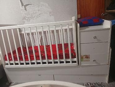 выдвижная: Детская кровать трансформер, Другой тип, цвет - Белый — 1