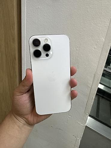 IPhone 16 Pro Max, Б/у, 256 ГБ, Белый, 91 % at lalafo.kg IPhone 16 Pro Max, Б/у, 256 ГБ, Белый, 91 %