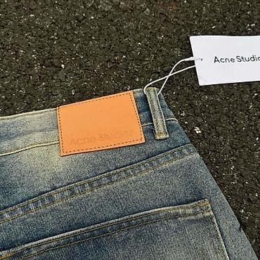 Джинсы: Джинсы Acne Studios - Модель: свободный прямой крой, высокая посадка — 7