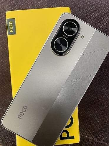 nokia n: Poco C71, Б/у, 128 ГБ, цвет - Серый — 1