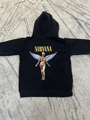 зип худи человек паук: Толстовка на молнии с капюшоном Nirvana “In Utero” - Цвет: черный — 1