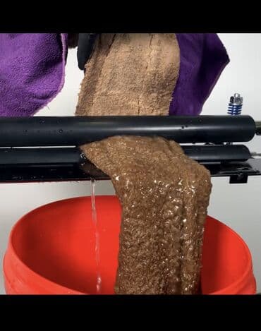 полировычный машынка: Ручной отжиматель для микрофибры/тряпок с настенным креплением - — 3