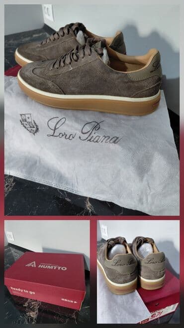 лоро пиано обувь женская летняя: Эркектердин кроссовкасы, 38, Loro Piana, Жаңы, түсү - Боз — 3
