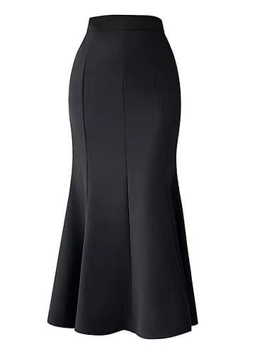 длина миди: Юбка, Макси, Высокая талия — 1