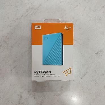 ПК үчүн маалымат алып жүрүүчү, Жаңы, Western Digital (WD), HDD, 4 ТБ, 2.5"