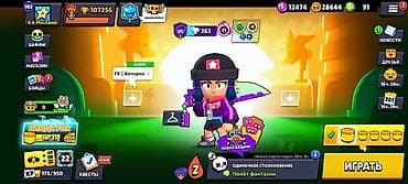 бравл старс акаунты: Аккаунт Brawl Stars высокого уровня Основные параметры: - Кубки: 107 — 1
