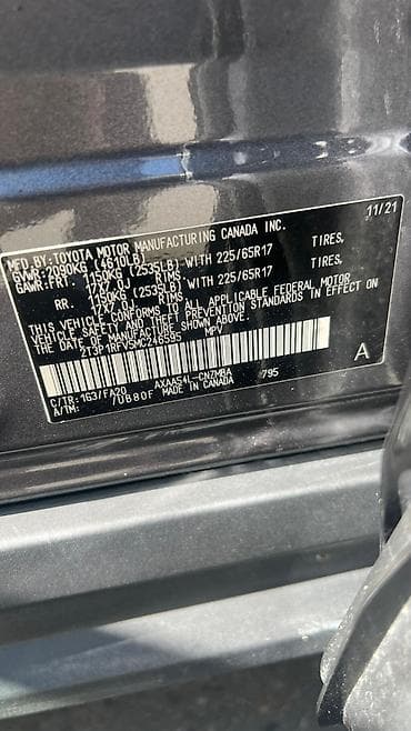 raf: Toyota RAV4: 2022 г., 2.5 л, Автомат, Бензин, Кроссовер — 7