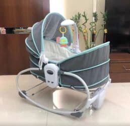 Электронная колыбель-качалка для новорождённых