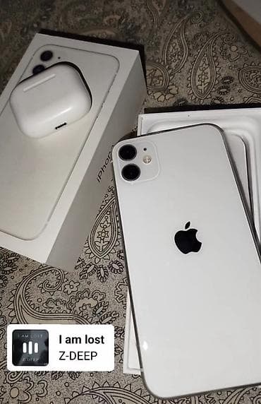 iphone 3g: IPhone 11, Б/у, 128 ГБ, Белый, Защитное стекло, Кабель, Наушники, 99 % — 1