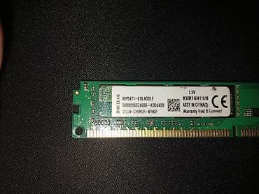 Оперативная память (RAM) для ПК, Б/у, Kingston, 8 ГБ, DDR3, 1600 МГц — 2