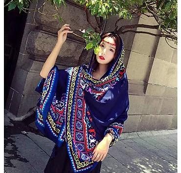 платки шарфы: Цвет - Черный — 3