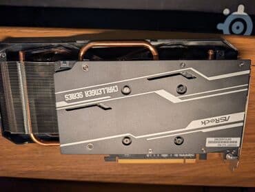 коробка для видеокарты: Видеокарта, Б/у, AMD, Radeon RX, 8 ГБ, Для ПК — 3