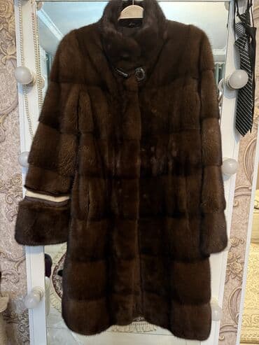 платье для полных: Шуба, Норка, По колено, Канада, S, M — 7