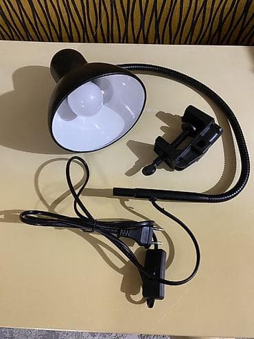 Клипсовый светильник с гибкой штангой - Тип: настольный/прищепной